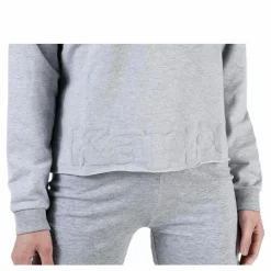 Kappa Sweat Hood, Logo Biba Grey Grå Online