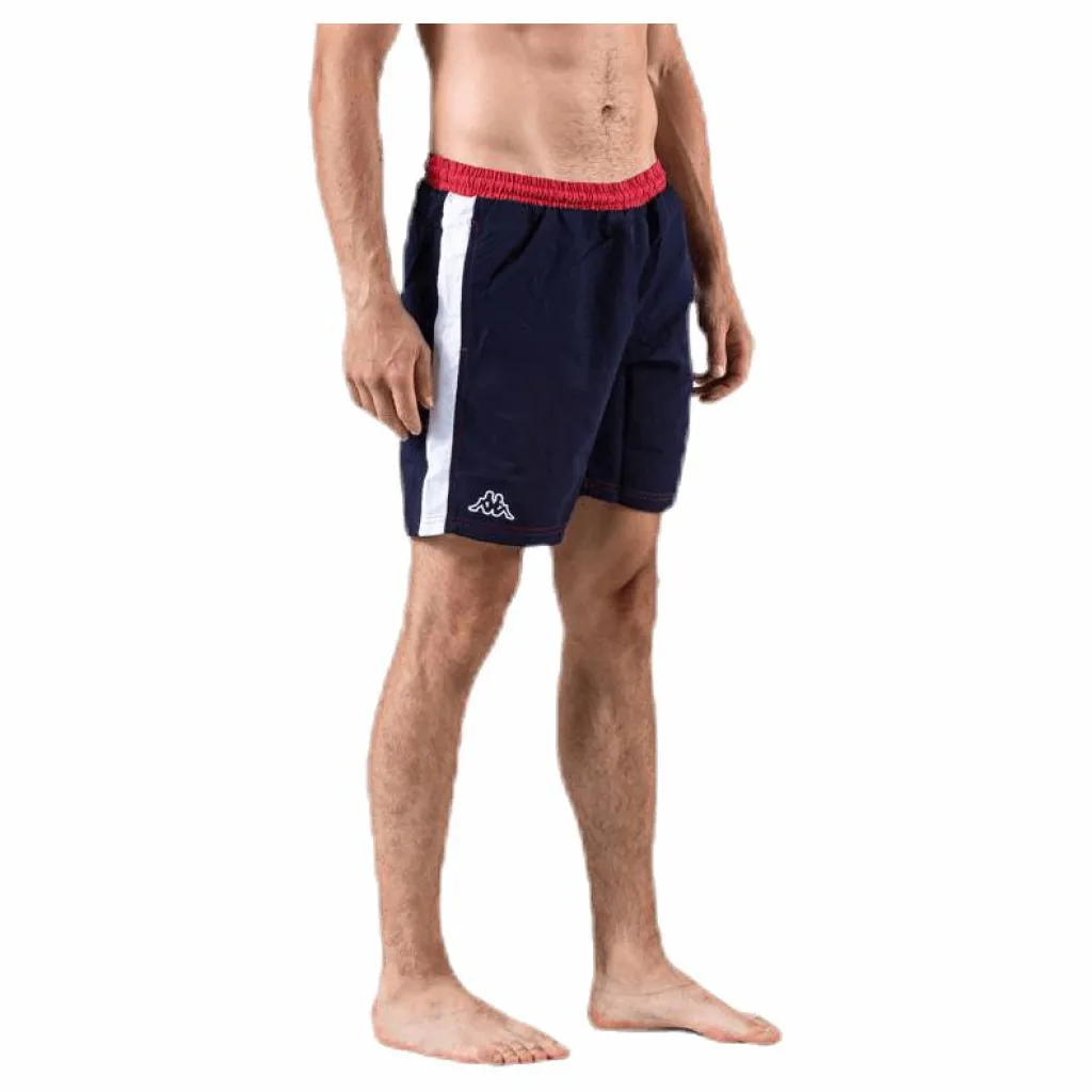 Kappa Swim Shorts, Logo Birtec Blue/White/Red Blå, Vit och Röd