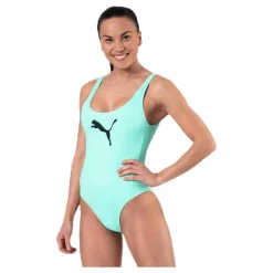 Puma Swimsuit Green Grön Clearance