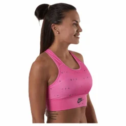 Nike Swoosh Air Bra Print Pink/Black Rosa Outlet