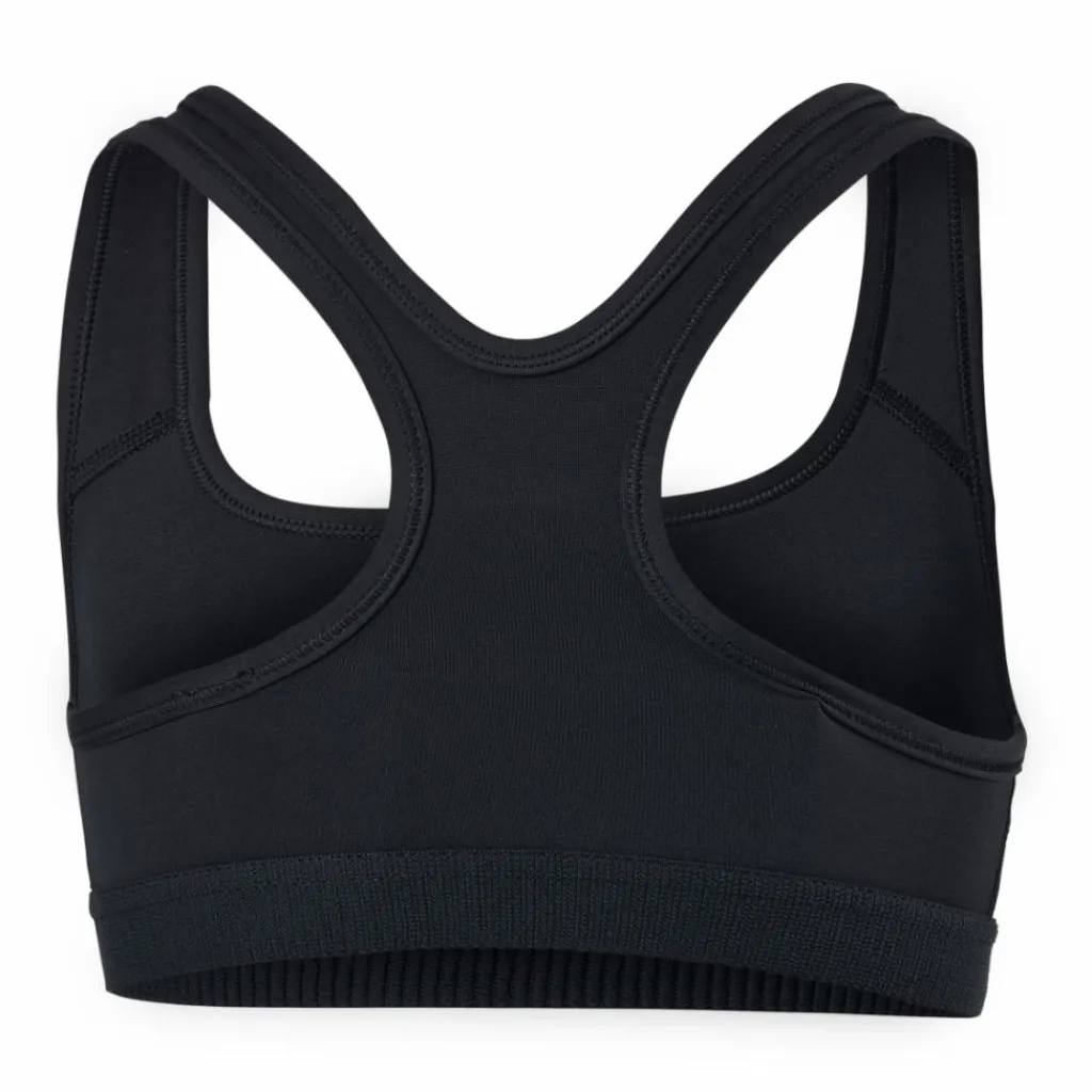 Nike Swoosh Big Kids' (Girls') Sports Bra BLACK/WHITE Svart Discount