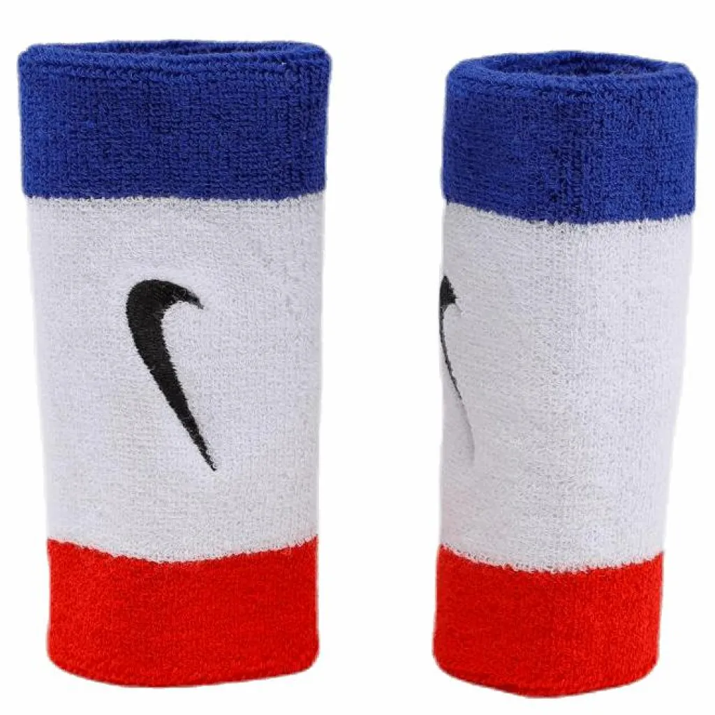 Swoosh Doublewide Wristbands Black/Red*Nike EQ Online