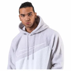 Swoosh Hoodie Fleece White/Grey*Nike Best