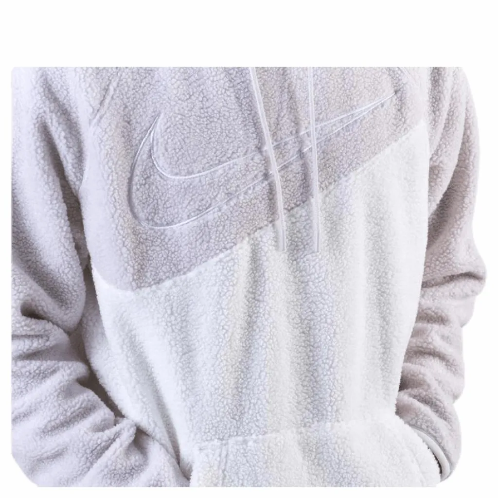 Swoosh Hoodie Fleece White/Grey*Nike Best