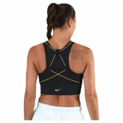 Nike Swoosh Icnclsh Pkt Bra Pd Black Svart New