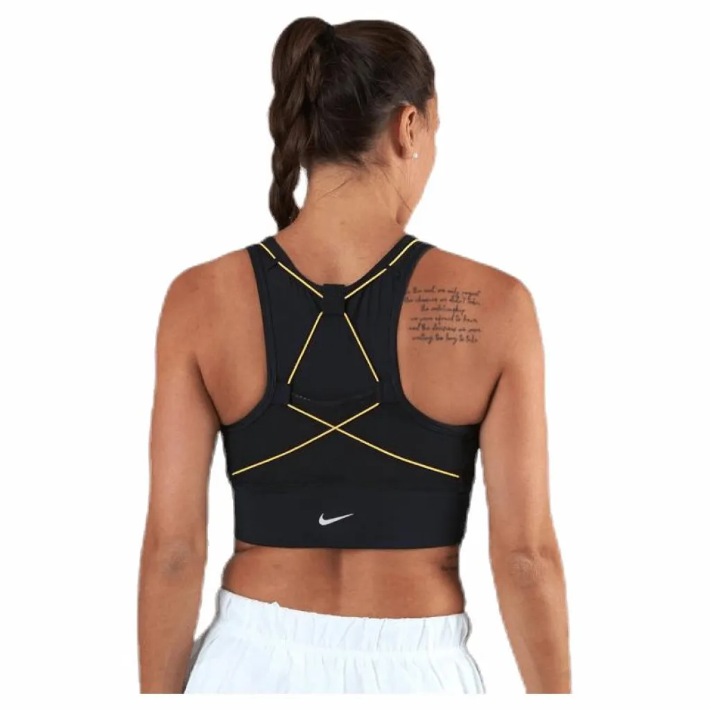 Nike Swoosh Icnclsh Pkt Bra Pd Black Svart New