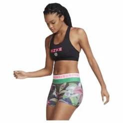 Nike Swoosh Icon Clach Band Bra Pink/Black Flerfärgad