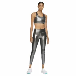 Swoosh Icon Clash Bra Black/*Nike Clearance