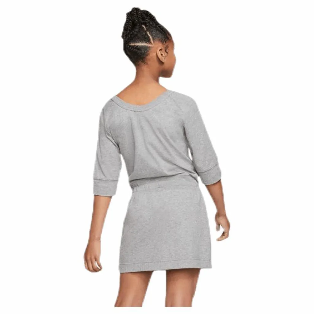 Nike Swoosh Jersey Dress Junior Grey Grå Hot