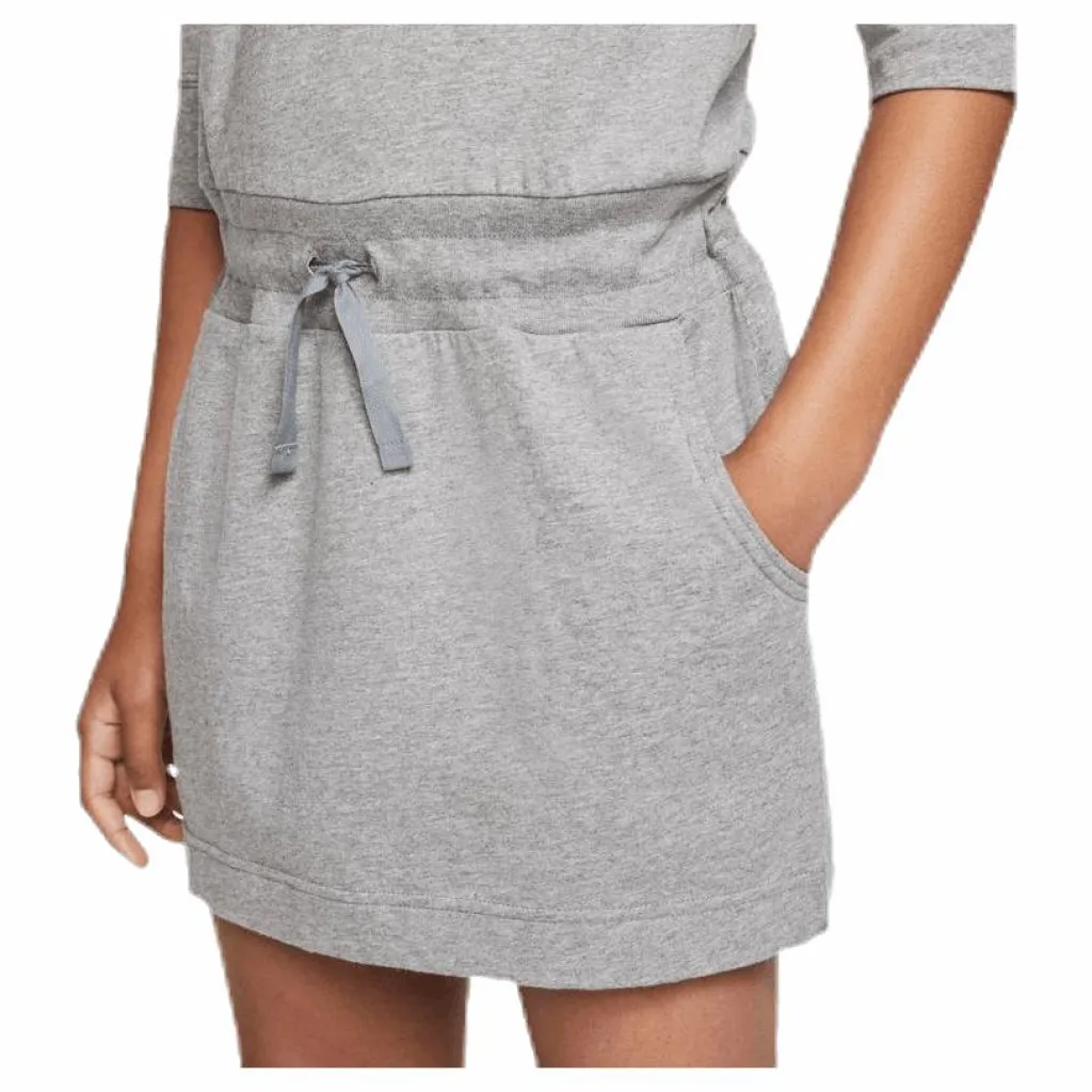 Nike Swoosh Jersey Dress Junior Grey Grå Hot