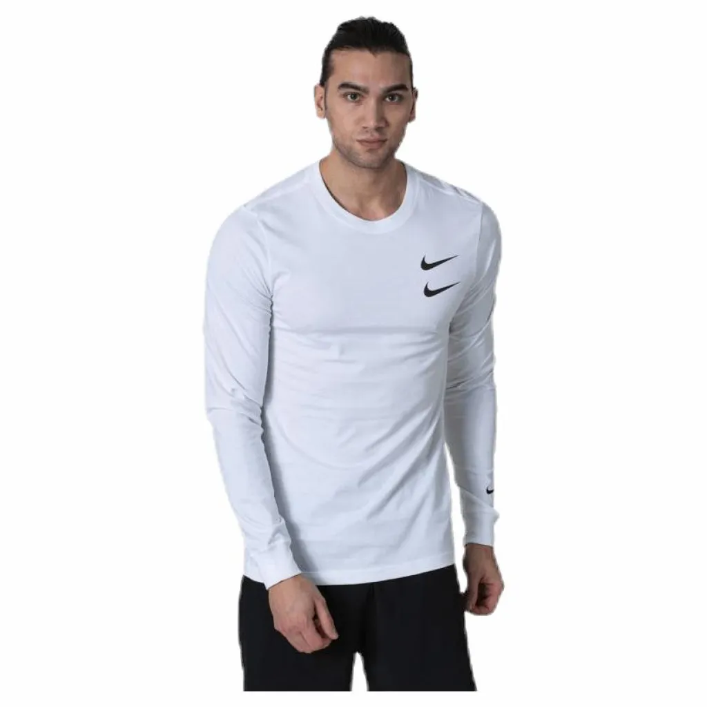 Swoosh Ls Tee White*Nike Sale