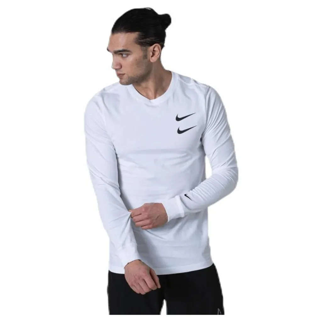 Swoosh Ls Tee White*Nike Sale