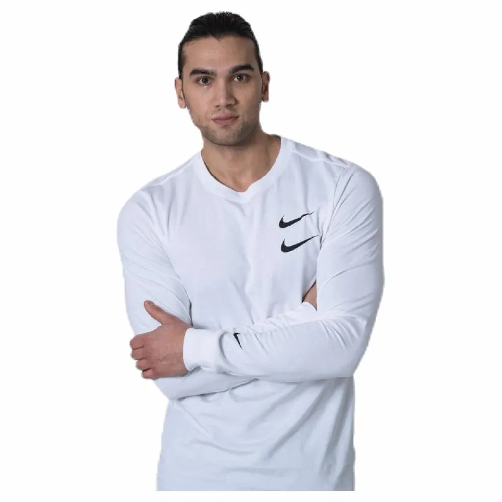 Swoosh Ls Tee White*Nike Sale
