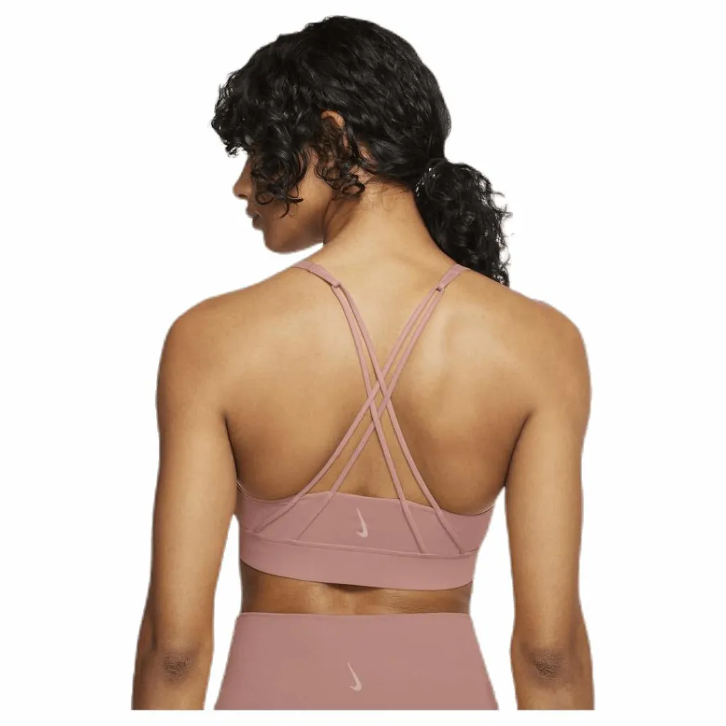 Nike Swoosh Luxe Bra Pink Rosa Discount