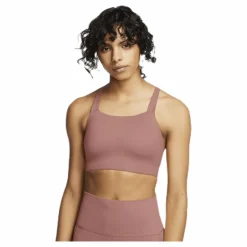 Nike Swoosh Luxe Bra Pink Rosa Discount