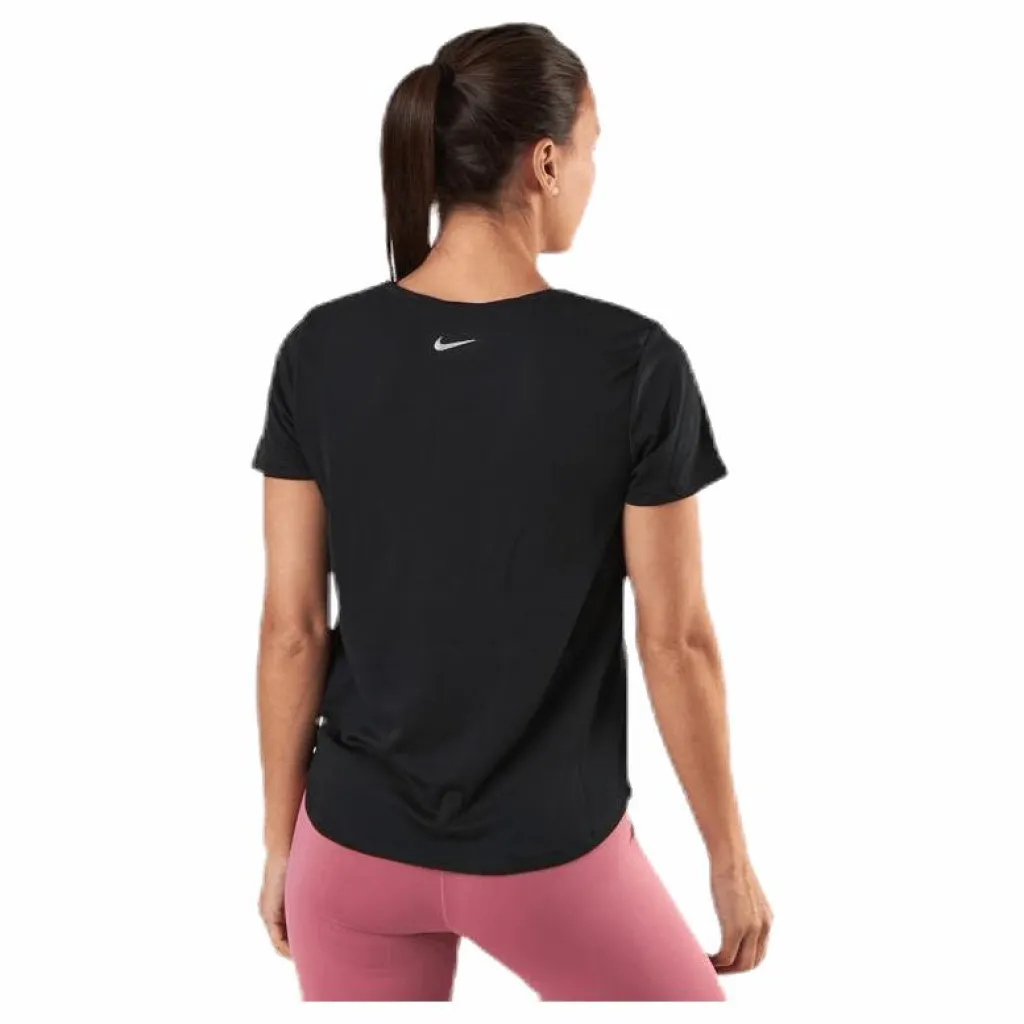 Nike Swoosh Run SS Black/Silver Svart Clearance