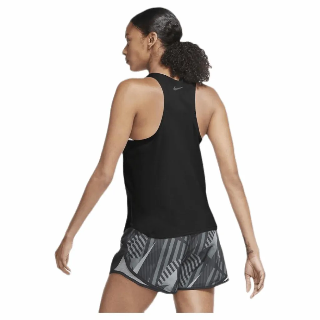 Nike Swoosh Run Tank White/Black Svart New
