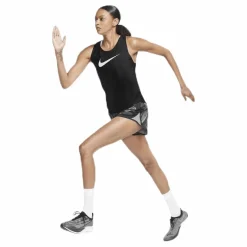 Nike Swoosh Run Tank White/Black Svart New