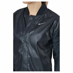 Nike Swoosh Run Women's Running Jacket BLACK/WHITE Svart Hot