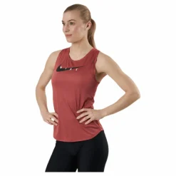Nike Swoosh Running Tank Red Röd Clearance