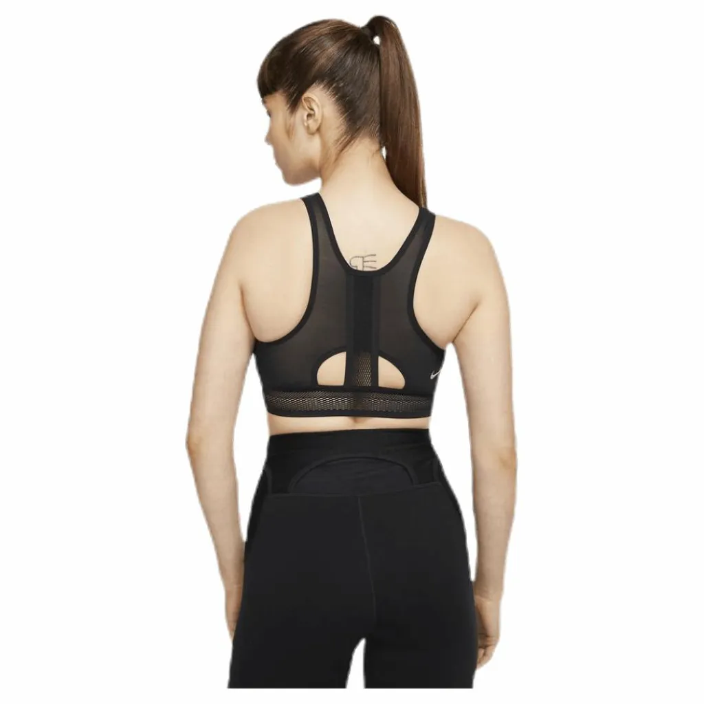 Nike Swoosh Ultrabreathe Bra Black Svart Online