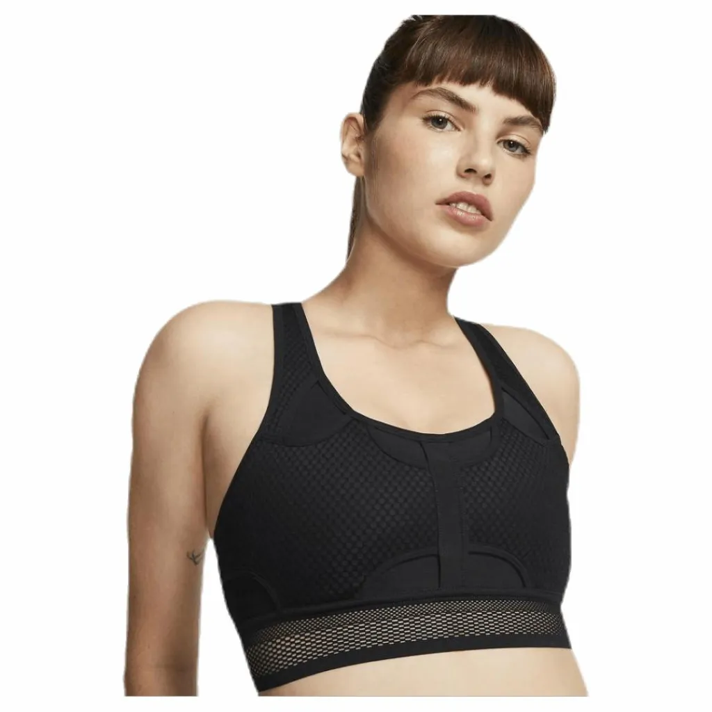 Nike Swoosh Ultrabreathe Bra Black Svart Online