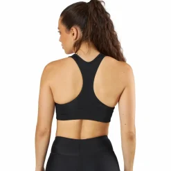 Swoosh Women's Medium-Support 1-Piece Pad Sports Bra BLACK/WHITE*Nike Best