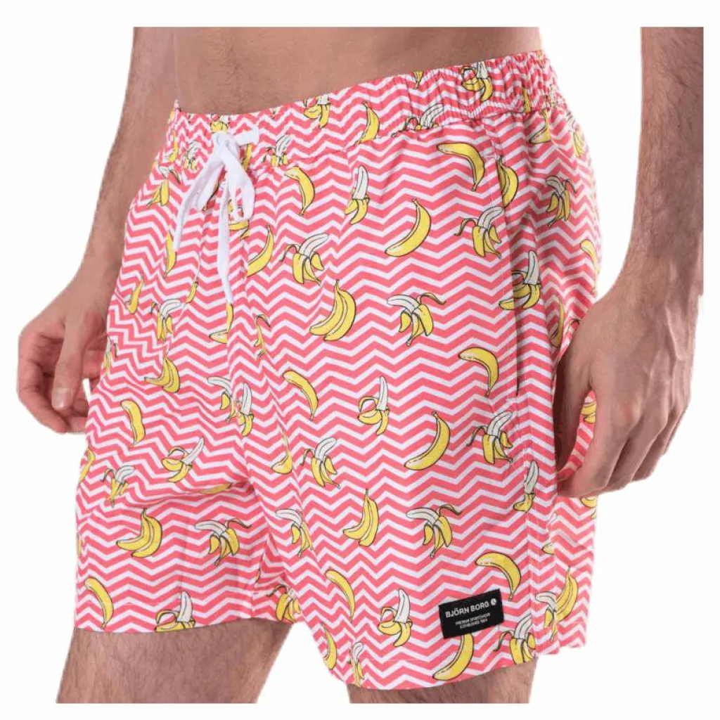 Sylvester Loose Shorts Pink/Yellow*Björn Borg Online
