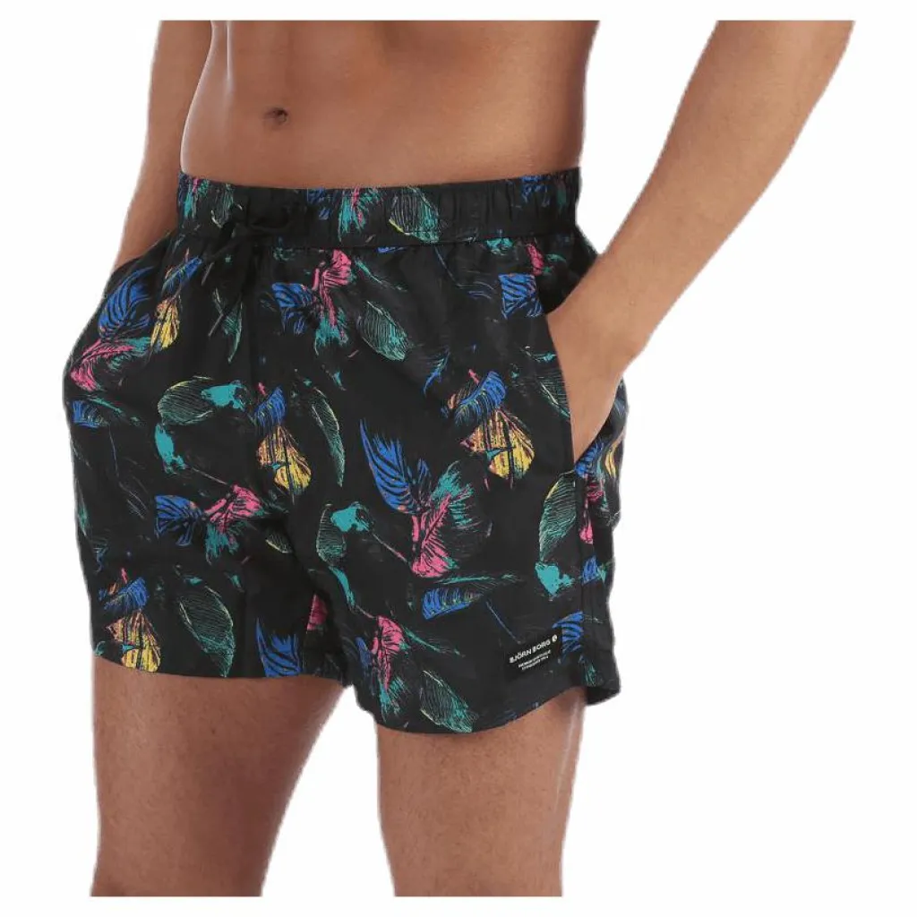 Björn Borg Sylvester Swimshorts Pink/Blue/Black Rosa, Blå och Svart Clearance