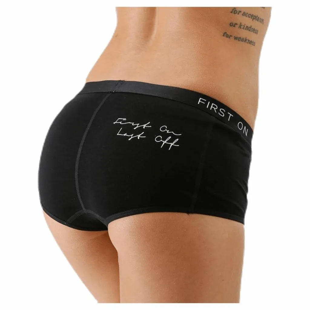 Mons Royale Sylvia Boyleg Panel FOLO Black Svart Clearance