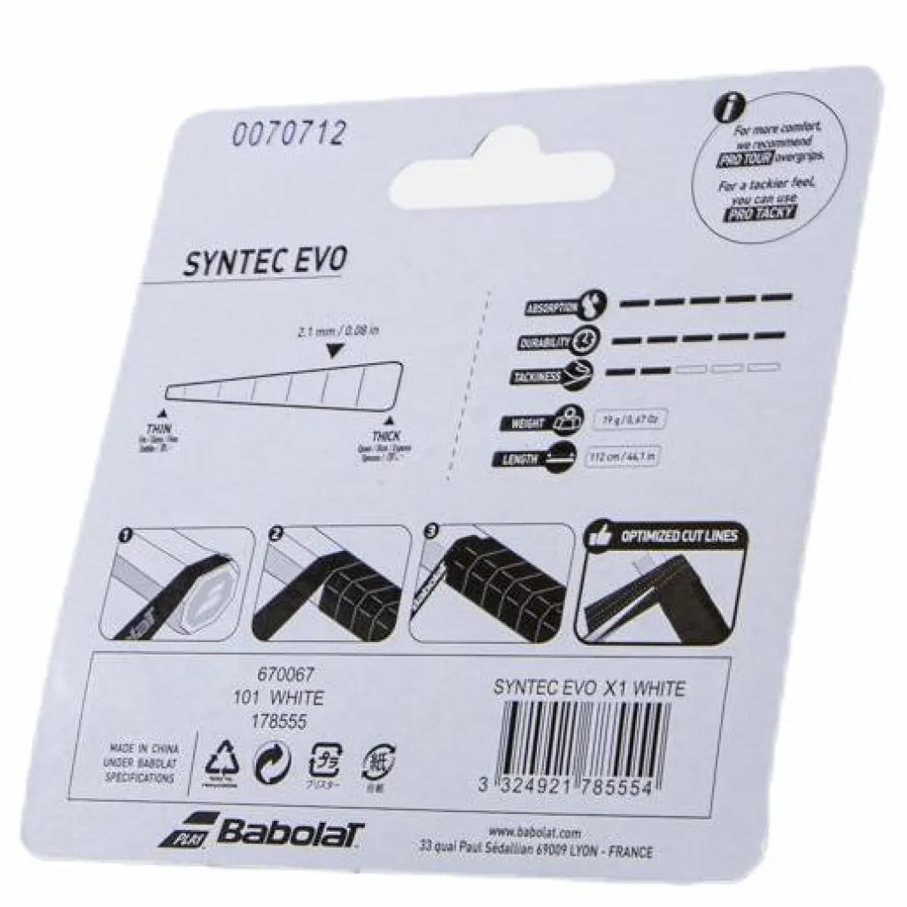 Syntec Evo 1-Pack white*Babolat Best