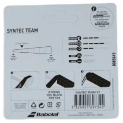 Babolat Syntec Team 1-pack Black Vit New
