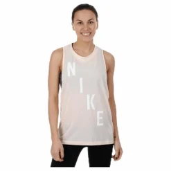 Nike Tailwind Tank GX Orange Vit Sale