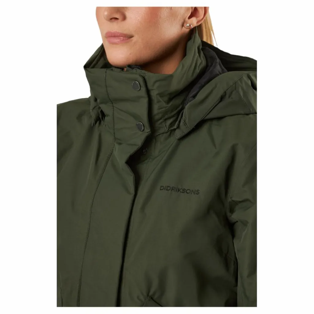 Didriksons Tanja Wns Parka 6 Green Grön Online