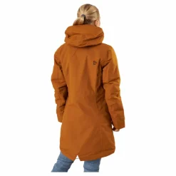Didriksons Tanja Wns Parka 6 Orange Brun Outlet