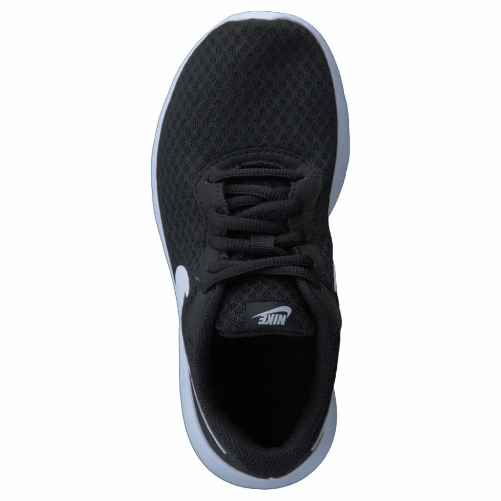 Nike Tanjun Little Kids' Shoes BLACK/WHITE-WHITE Svart Sale