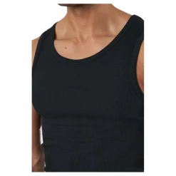 Resteröds Tank Bamboo 2-pack Black Svart