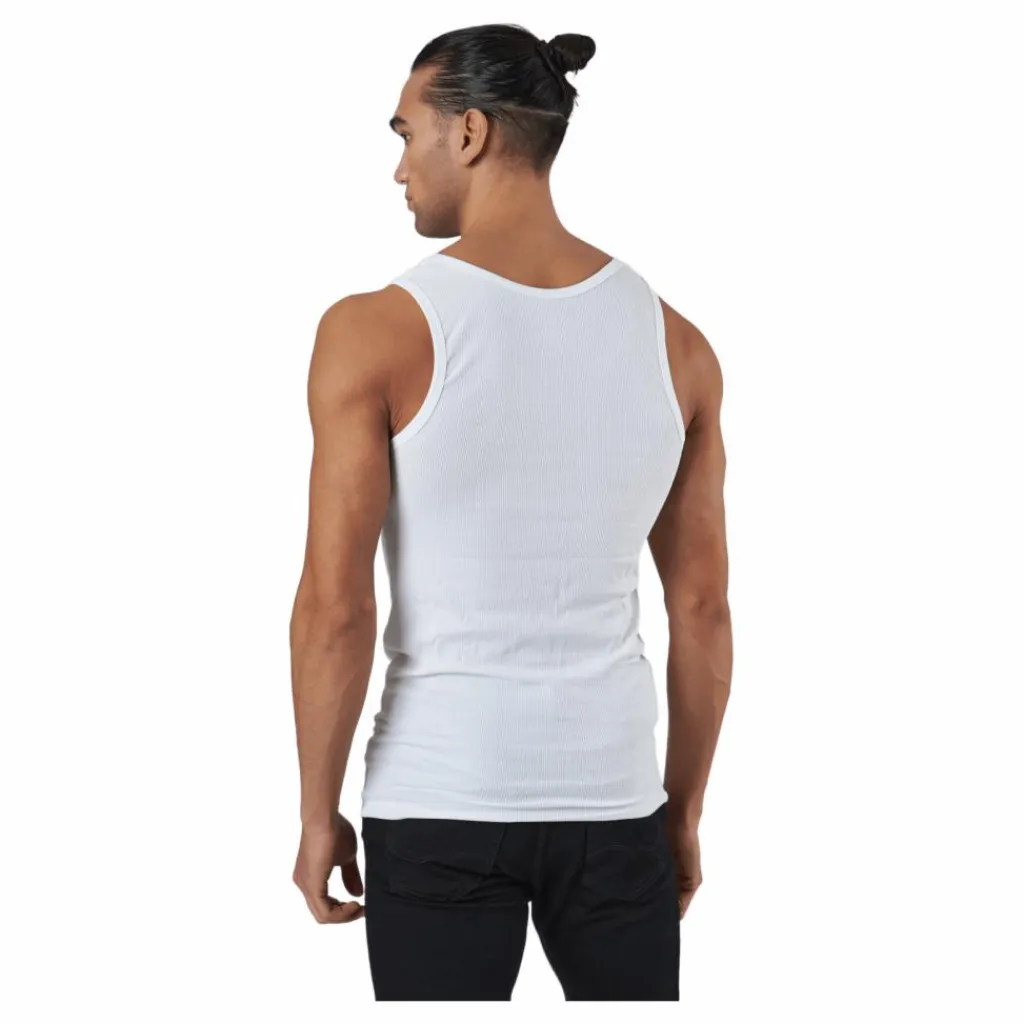Resteröds Tank Bamboo 2-pack White Vit Clearance