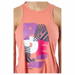 Tank Padel Cotton Women Coral*Babolat Online