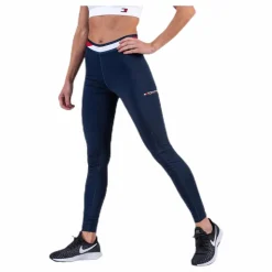 Tommy Hilfiger Sport Tape Legging 7/8 Blue Blå Clearance