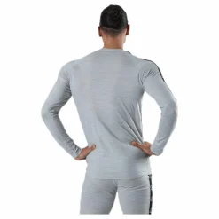 Bula Tape Merino Wool Crew Grey Grå Outlet