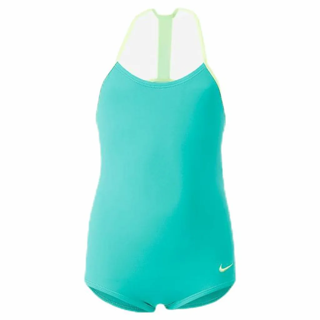 Nike Swim T-Back One Piece Junior Green Grön Sale