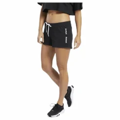 Reebok Te Linear Logo Short Black Svart Hot