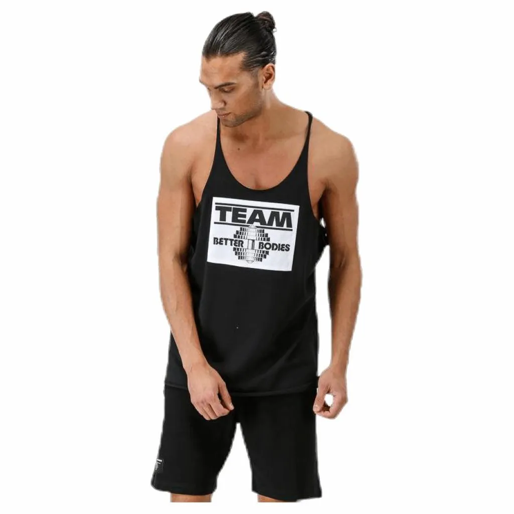 Team BB Raw Cut Tank Black*Better Bodies Hot