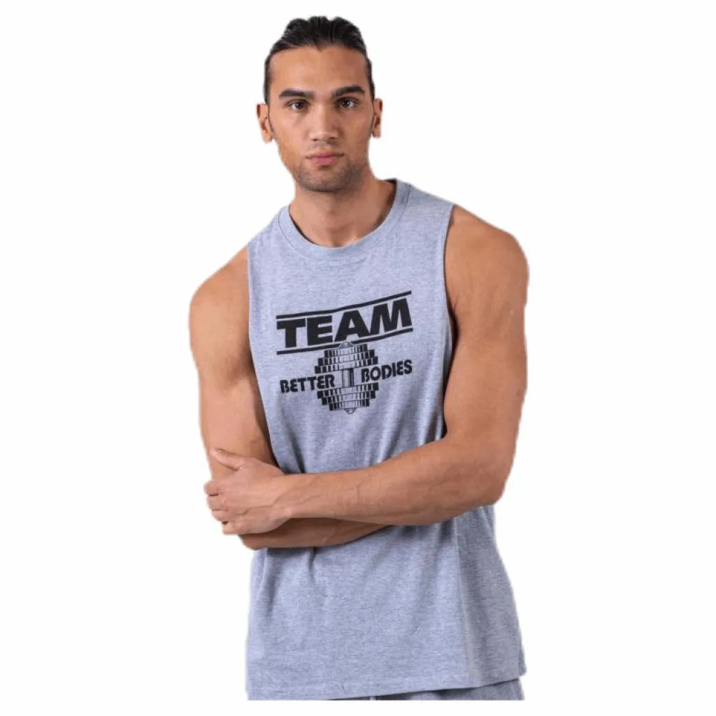 Better Bodies Team BB Tank Grey Grå New