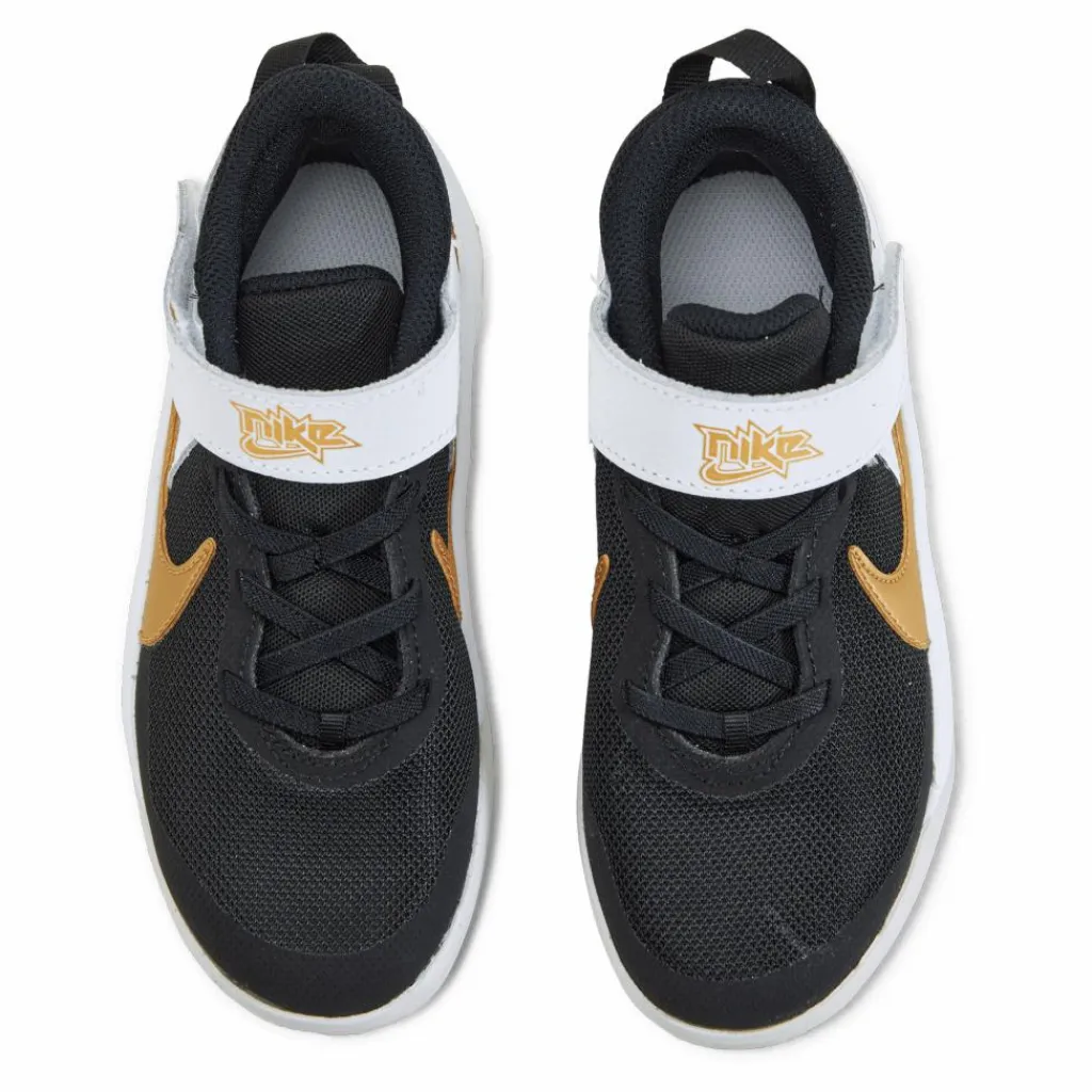 Team Hustle D 10 Little Kids' Shoes BLACK/METALLIC GOLD-WHITE-PHOTON DUST*Nike Clearance