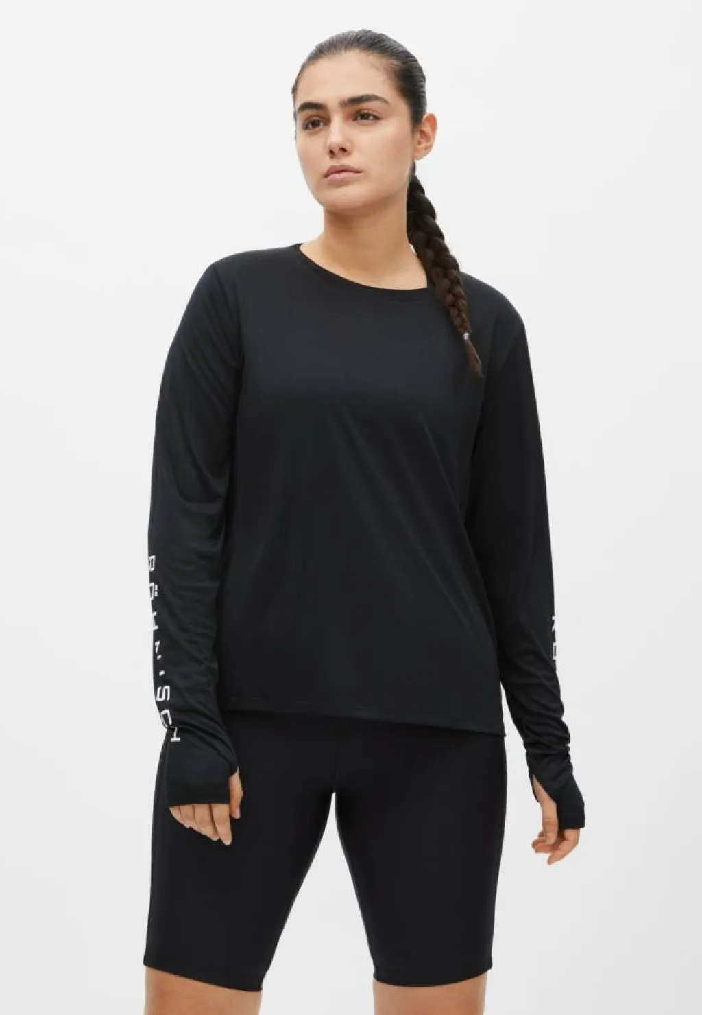 Team Logo Long Sleeve Black*Röhnisch New