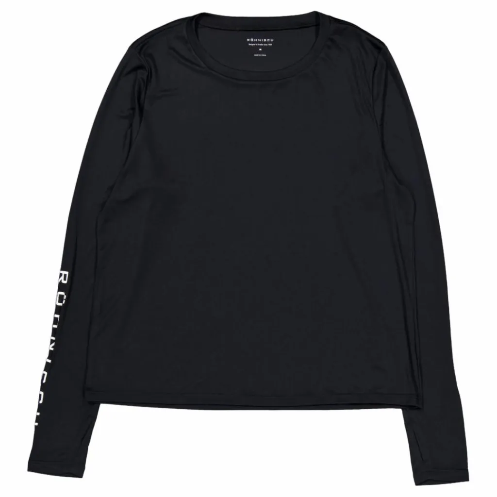 Team Logo Long Sleeve Black*Röhnisch New
