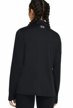 Under Armour Tech 1/2 Zip- Solid Black Svart New