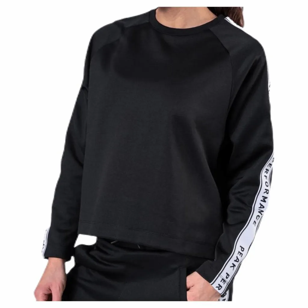 Peak Performance Tech Club Crew Black Svart New